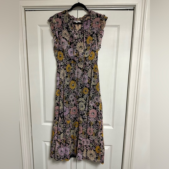 Steve Madden BB Dakota Orange Blossom Printed Dress - Picture 3 of 5